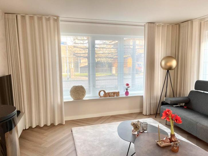 Vouwgordijnen met inbetween stof!, Huis en Inrichting, Stoffering | Gordijnen en Lamellen, Nieuw, 200 cm of meer, 200 cm of meer