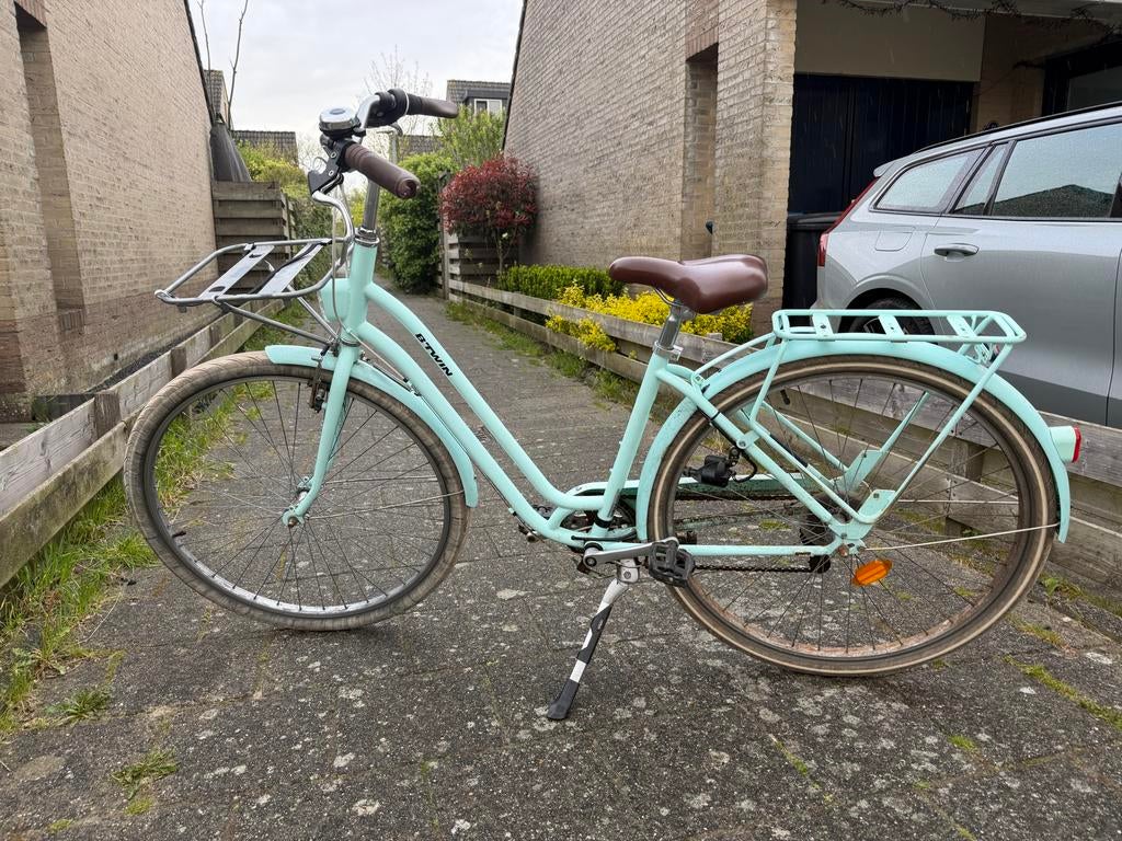 Decathlon elops 520 xs - gratis af te halen - vandaag weg!, Gebruikt, Velgrem, 47 tot 50 cm, Versnellingen