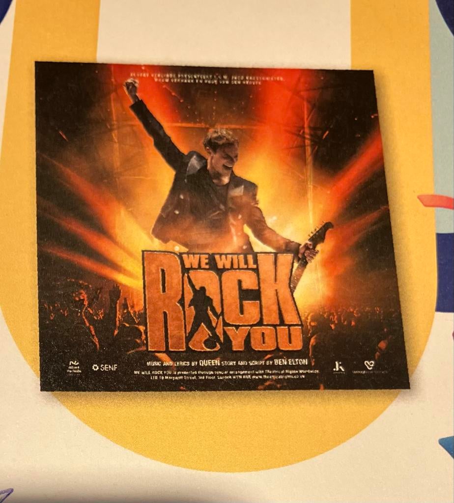 2 Tickets voor musical “We Will Rock You”, Tickets en Kaartjes, Twee personen
