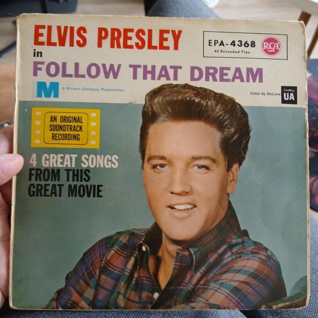 Elvis Presley - Follow That Dream EP (Vinyl), Gebruikt, 7 inch, Ophalen of Verzenden, Pop