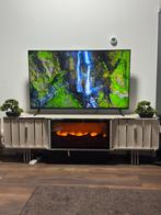 nieuwe tv + tv tafel + bank, Ophalen, Zo goed als nieuw, 25 tot 50 cm, Minder dan 100 cm