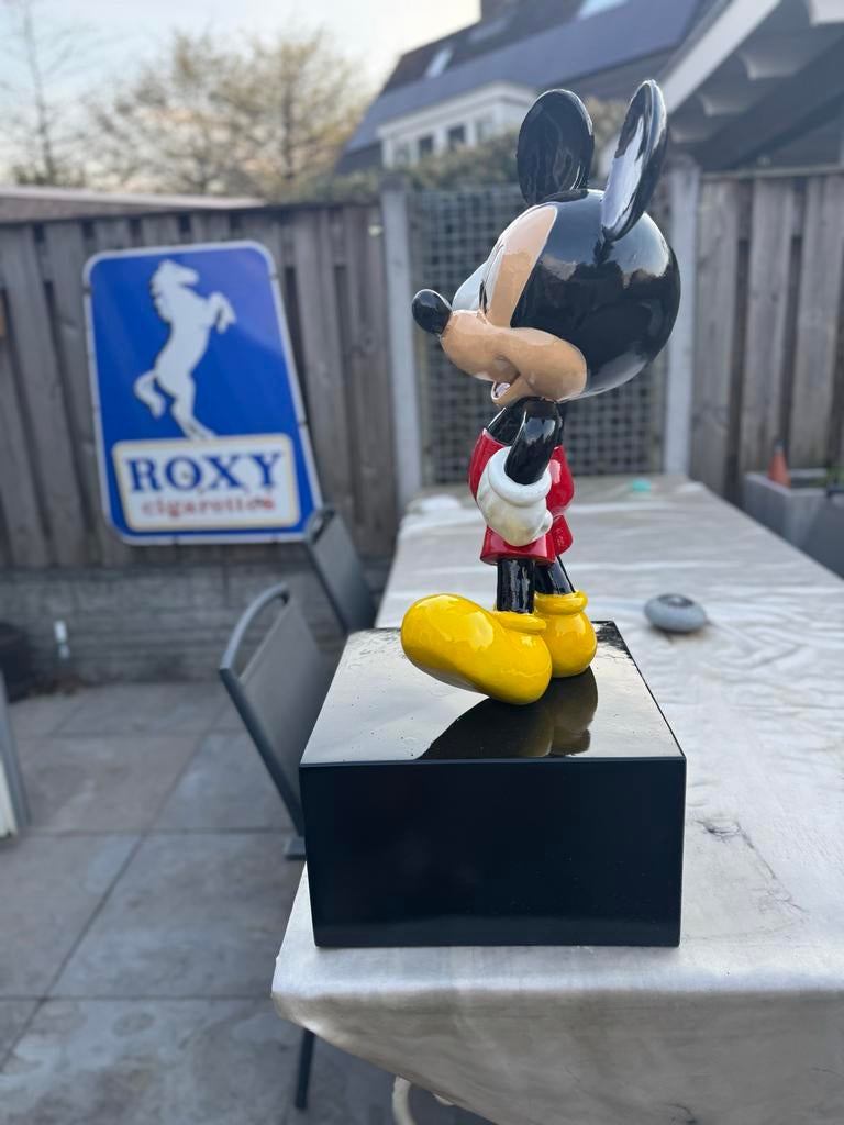 Groot Mickey Mouse Beeld - Perfect voor Disney Fans!, Verzamelen, Ophalen, Gebruikt, Beeldje of Figuurtje, .