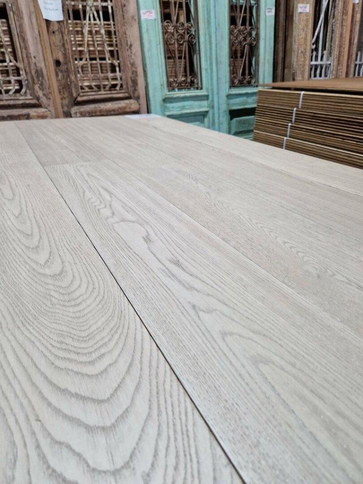 NIEUW RESTPARKET; 100M2 SELECTE EIKEN , HANDGESCHRAAPT,, Huis en Inrichting, Stoffering | Vloerbedekking, Nieuw, Parket, 75 m² of meer