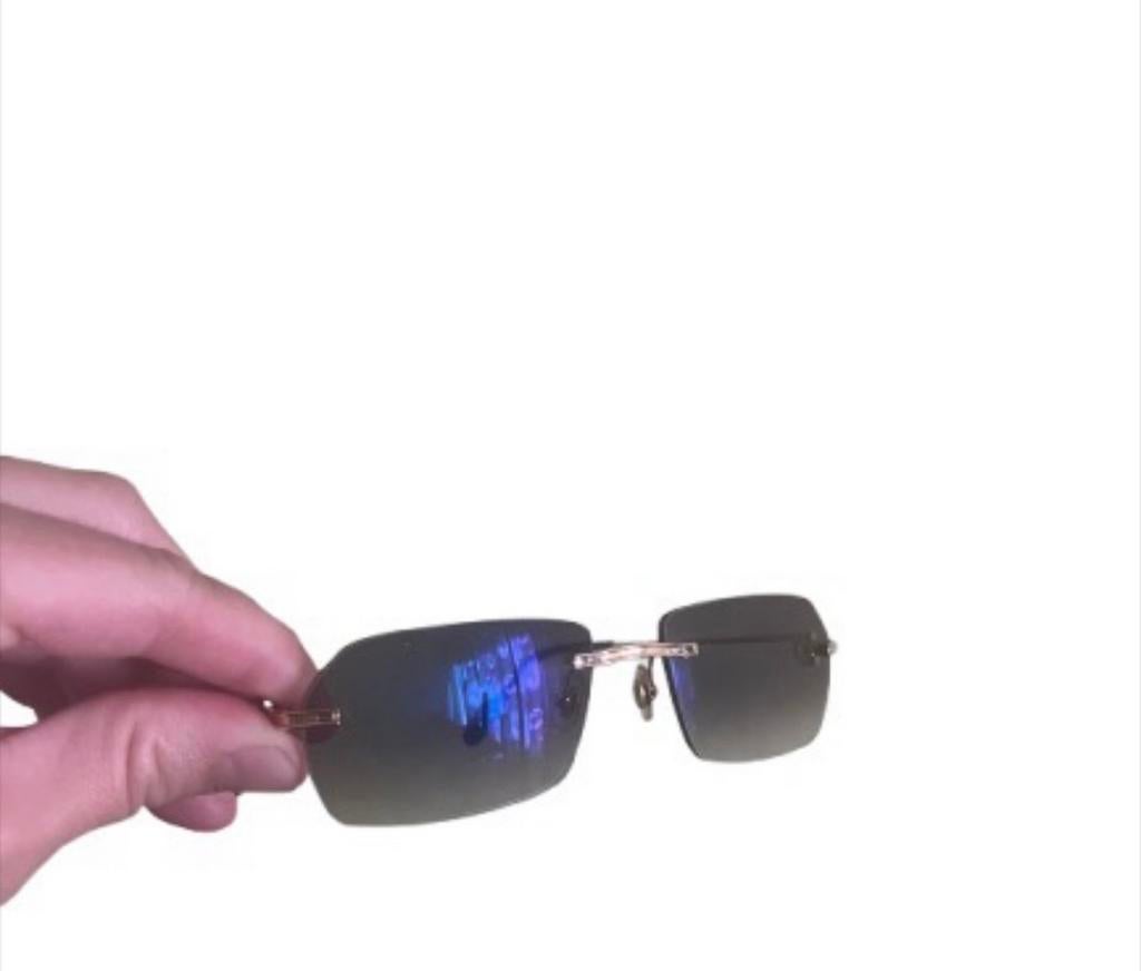 Cartier zonnebril goud – luxe model – krasvrij – compleet, Zonnebril, Overige kleuren, Zo goed als nieuw, Ophalen