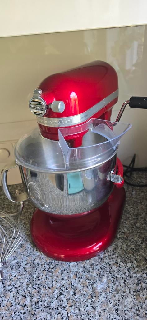 KitchenAid mixer 6.9 appelrood, Witgoed en Apparatuur, 4 liter of meer, 3 snelheden of meer, Ophalen of Verzenden, Zo goed als nieuw