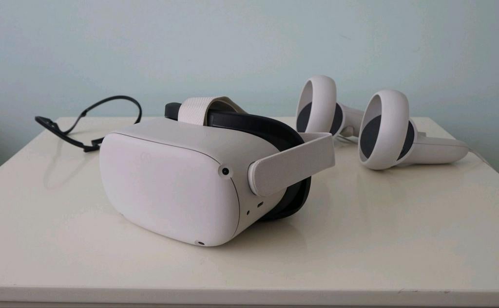 Oculus meta quest 2, Spelcomputers en Games, Virtual Reality, Zo goed als nieuw, Overige platformen, VR-bril, Ophalen of Verzenden