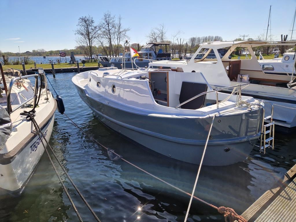 Farsund 26 cabin sloep spitsgatter, Watersport en Boten, Ophalen, Binnenboordmotor, 6 meter of meer, Diesel