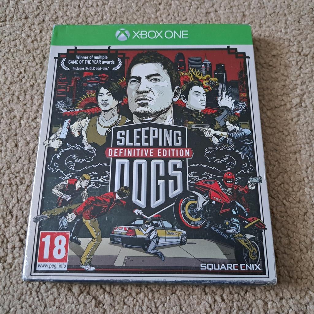 Sleeping Dogs Definitive Edition (incl. artbook) - Xbox One, Avontuur en Actie, Gebruikt, Vanaf 18 jaar, Verzenden