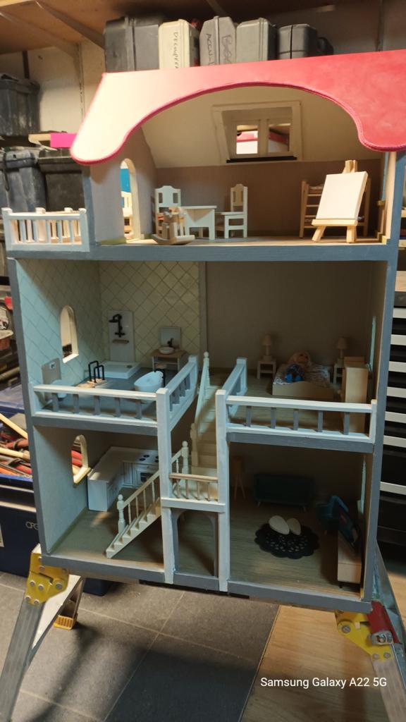 poppenhuis, Kinderen en Baby's, Speelgoed | Poppenhuizen, Ophalen, Zo goed als nieuw, Poppenhuis