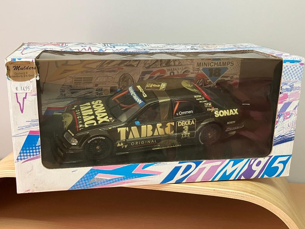 Mercedes C-Class  DTM 1995  v.Ommen 1/18 UT Models, Hobby en Vrije tijd, Modelauto's | 1:18, Ophalen of Verzenden, Nieuw, Auto