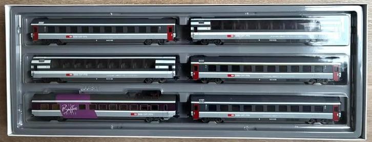 Marklin H0 4367 - 6-delige set Eurocity rijtuigen SBB in ovp, Hobby en Vrije tijd, Modeltreinen | H0, Nieuw, Treinset, Wisselstroom