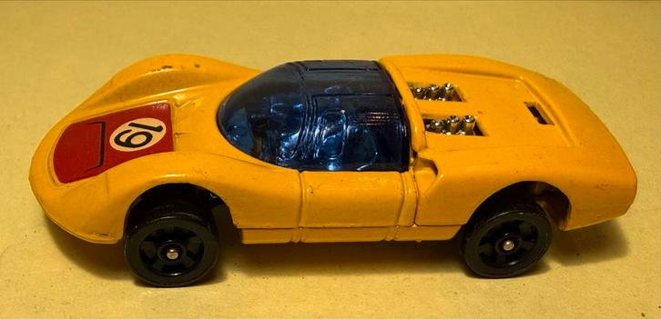 Corgi Rockets Porsche Carrera 6 - Vintage Speelgoedauto, Hobby en Vrije tijd, Modelbouw | Auto's en Voertuigen, Gebruikt, Auto