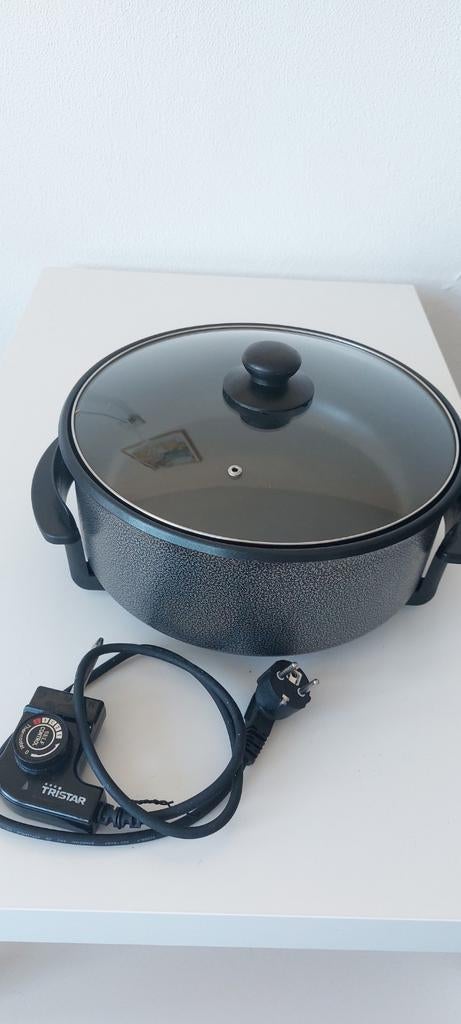 Tristar elektrische pan - Ideaal voor braden en bakken!, Ophalen of Verzenden, Zo goed als nieuw, Overige materialen, Koekenpan of Braadpan