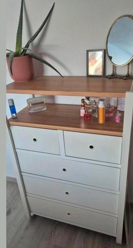 Ikea kast wit elvarli, Ophalen, Gebruikt