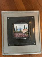 Olieverfschilderij met lood passe-partout, Ophalen