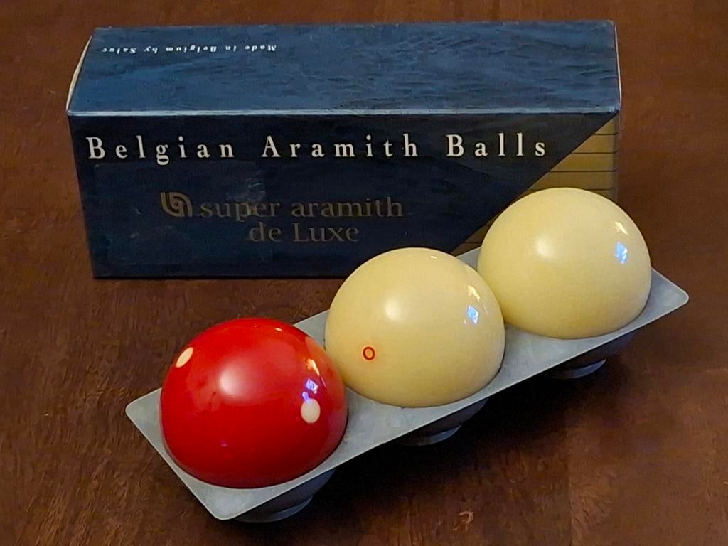 Biljartballen (de luxe), Ophalen of Verzenden, Zo goed als nieuw, Keu of Ballen