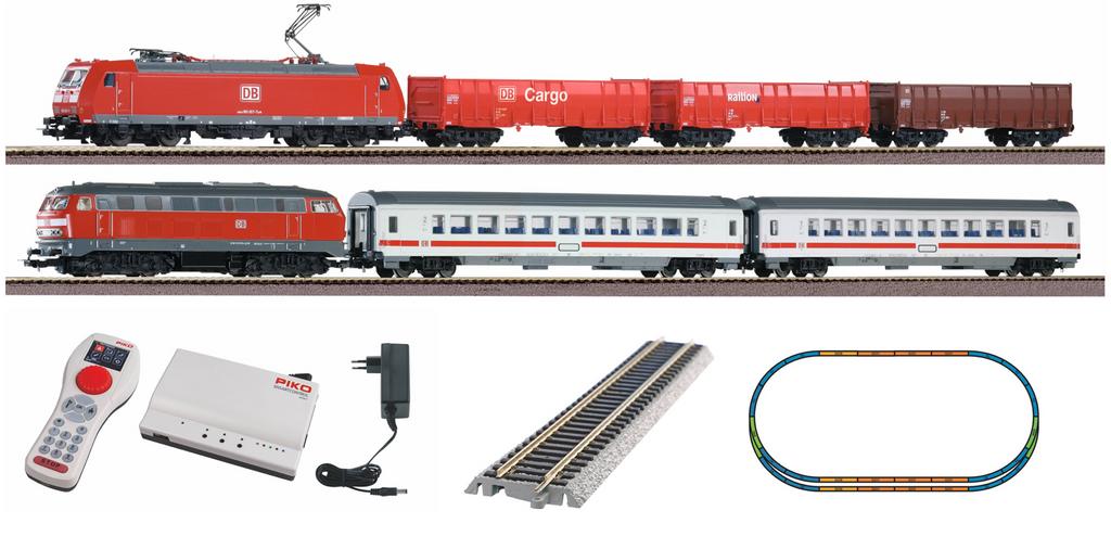 Piko Digitale Startset WLan Smartconnect H0, Treinset, Gelijkstroom, Zo goed als nieuw, Piko