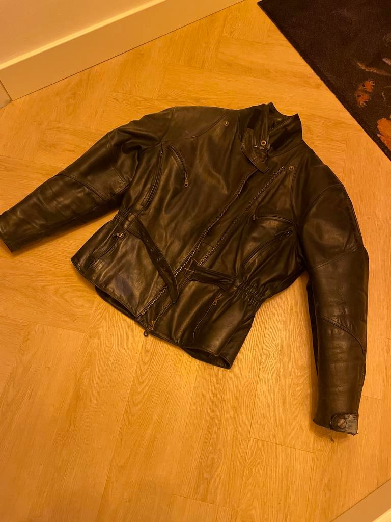 Dames Leren Motorjas - Held Biker Fashion, Motoren, Ophalen of Verzenden, Tweedehands, Dames, Jas | leer