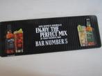 RUBBEREN BAR MAT JACK DANIELS, Ophalen of Verzenden, Nieuw, Glas of Kopje
