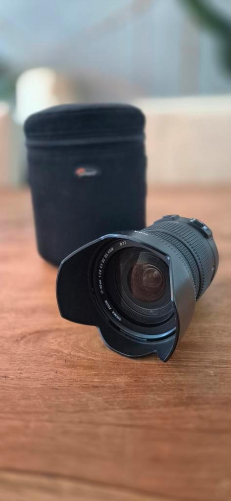 Sigma 17-50mm f/2.8 EX DC OS HSM Zoomlens, Audio, Tv en Foto, Fotografie | Lenzen en Objectieven, Zo goed als nieuw, Standaardlens