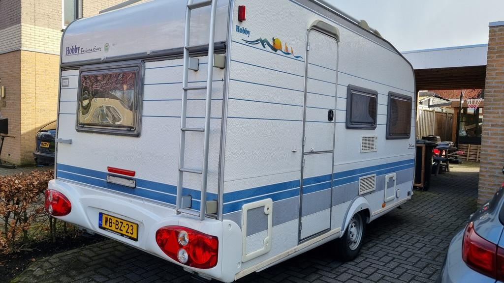 Hobby De Luxe Easy Caravan, Caravans en Kamperen, Caravans, Particulier, tot en met 4, Treinzit, Hobby, Overige typen, Kachel
