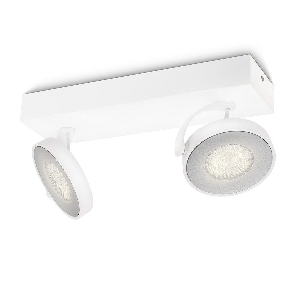 Phillips Clockwork duo white Smooth DimmingNIEUW)VERZEND OOK, Huis en Inrichting, Lampen | Spots, Ophalen, MODERN, Metaal of Aluminium