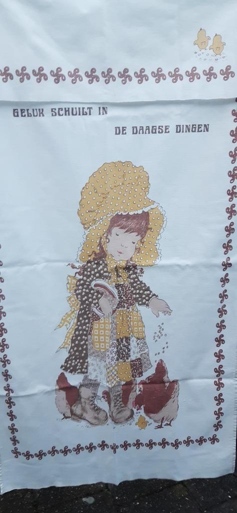 Hollie Hobby overhanddoek , echt jaren 70, Ophalen of Verzenden