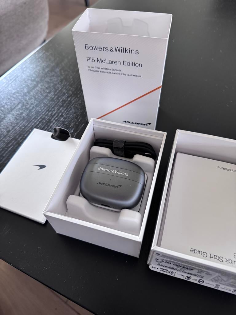 Bowers & Wilkins Pi8 McLaren Edition oordopjes, Ophalen, Zo goed als nieuw, Draadloos