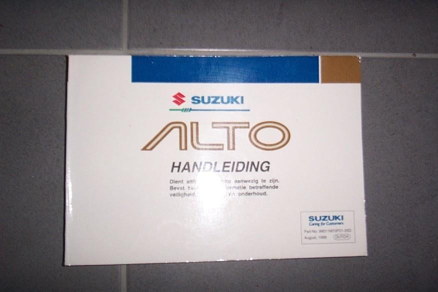 Gebruikershandleiding voor SUZUKI ALTO   1994/2002, Ophalen of Verzenden