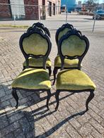 Set 4 barok stoelen opnieuw gestoffeerd, Ophalen of Verzenden, Zo goed als nieuw, Eén