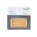 Umicore 100g goudbaar 999.9, Ophalen of Verzenden
