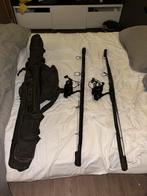 Nash blacks ops 9ft 3lb, mitchell avocast, nash foudralen, Watersport en Boten, Ophalen, Zo goed als nieuw, Werphengel