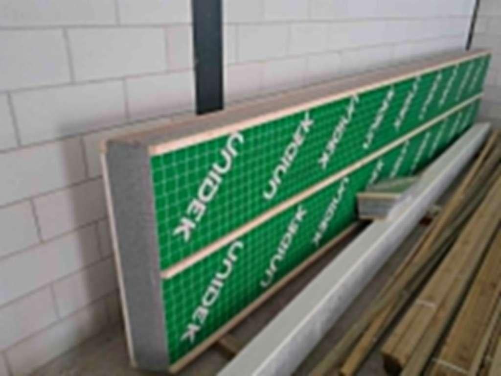 Dakplaat unidek nieuw, 12 cm of meer, Nieuw, Hardschuim (Pir), Ophalen