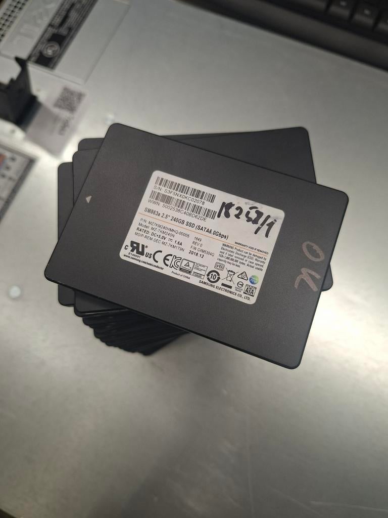 Samsung/Micron/Toshiba SSD's 120GB, 240GB, 480GB, Computers en Software, Harde schijven, Xx, Xx, Refurbished, Ophalen of Verzenden