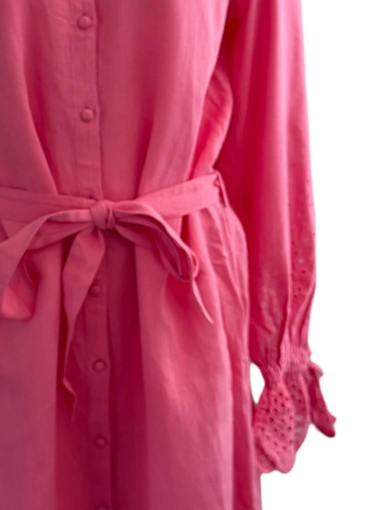 Fabienne Chapot jurk NIEUW L, Nieuw, Ophalen of Verzenden, Roze, Onder de knie