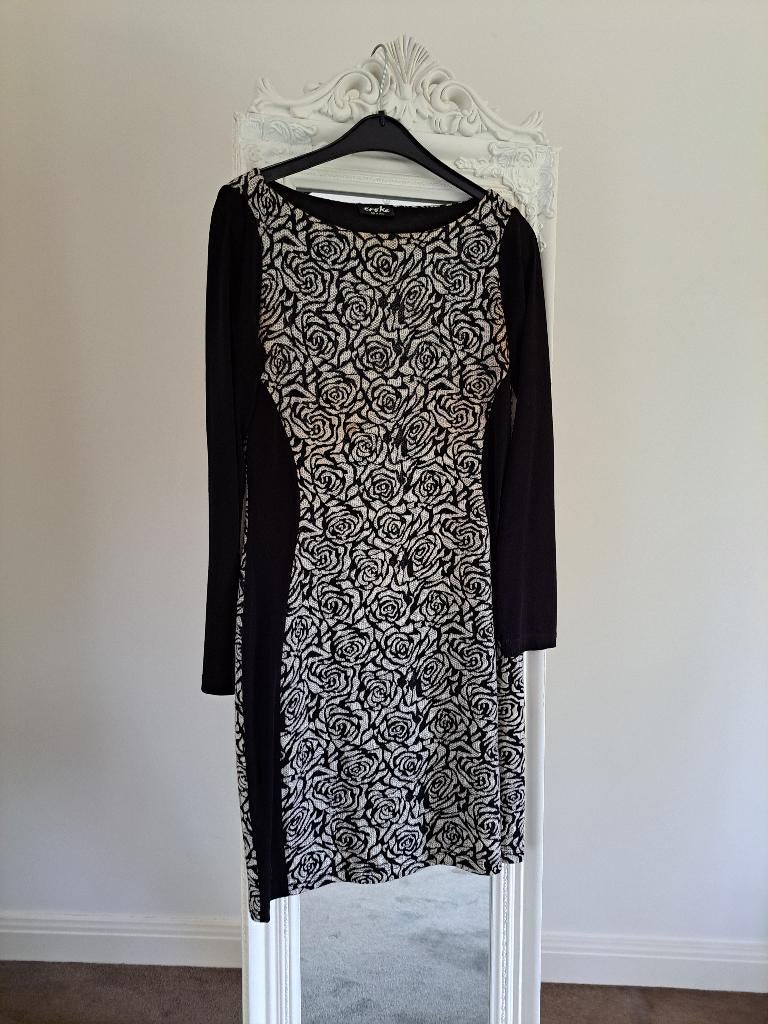 Jurk, Kleding | Dames, Jurken, Maat 38/40 (M), Zwart, Ophalen of Verzenden, Zo goed als nieuw