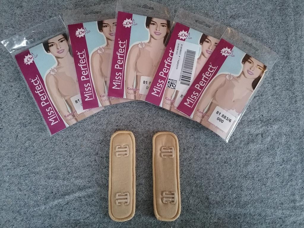 NIEUWE "bh bandjes kussentjes" zodat bh bandjes niet snijden, Kleding | Dames, Ondergoed en Lingerie, Ophalen of Verzenden, Beige