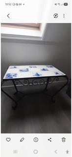 Vintage bijzettafel, Huis en Inrichting, Tafels | Bijzettafels, Ophalen, Rond, Minder dan 55 cm, 45 tot 60 cm