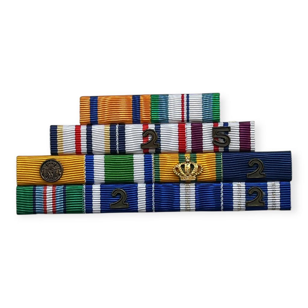 Baton set 13 batons met MWO, Ophalen of Verzenden, Landmacht, Nederland, Lintje, Medaille of Wings