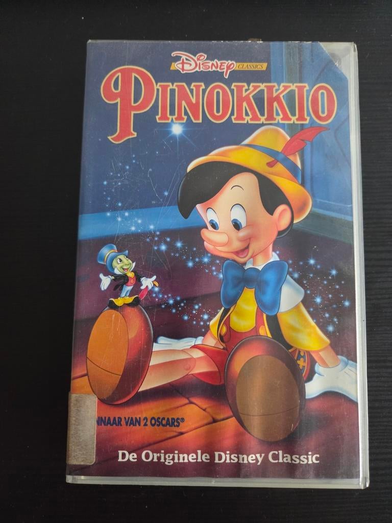 Disney Pinokkio VHS Videoband - Originele Disney Classic, Alle leeftijden, Ophalen, Gebruikt, Overige genres