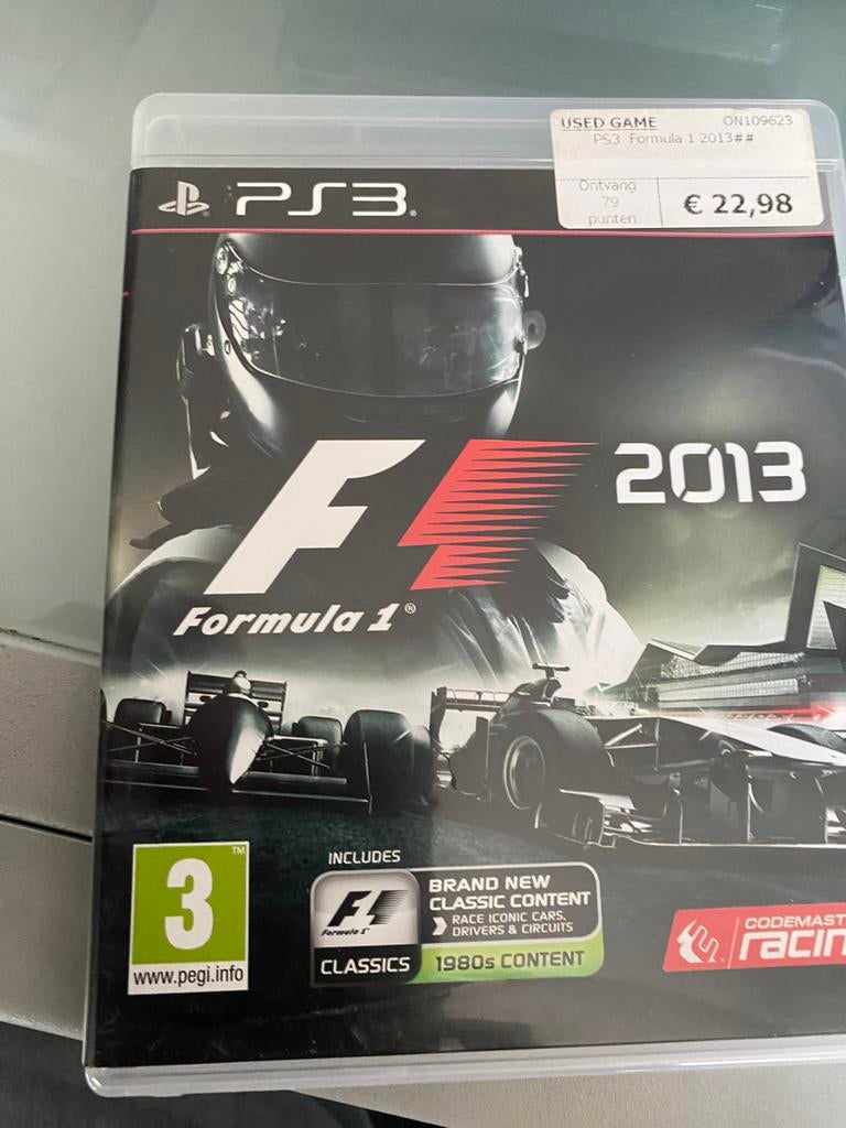 F1 2013, Spelcomputers en Games, Games | Sony PlayStation 3, 1 speler, Racen en Vliegen, Ophalen of Verzenden, Zo goed als nieuw