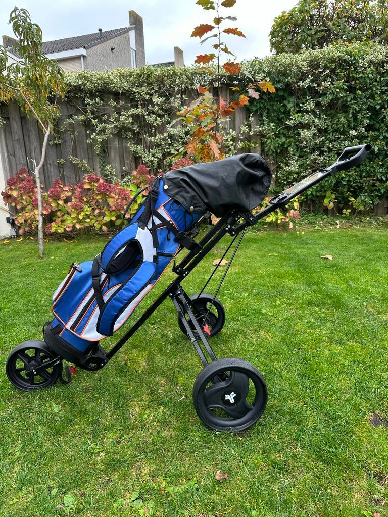 Junior Skymax golfset met Fastfold kar, Ophalen, Nieuw, Set, Overige merken