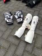 Bokshandschoenen 16 oz en scheenbeschermers maat L, Overige, Scheembeschermers, Maat L, Ophalen of Verzenden