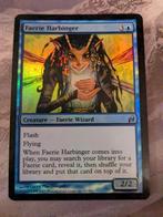 Faerie Harbinger Foil MTG Lorwyn Magic the Gathering, Ophalen of Verzenden, Gebruikt, Losse kaart, Foil