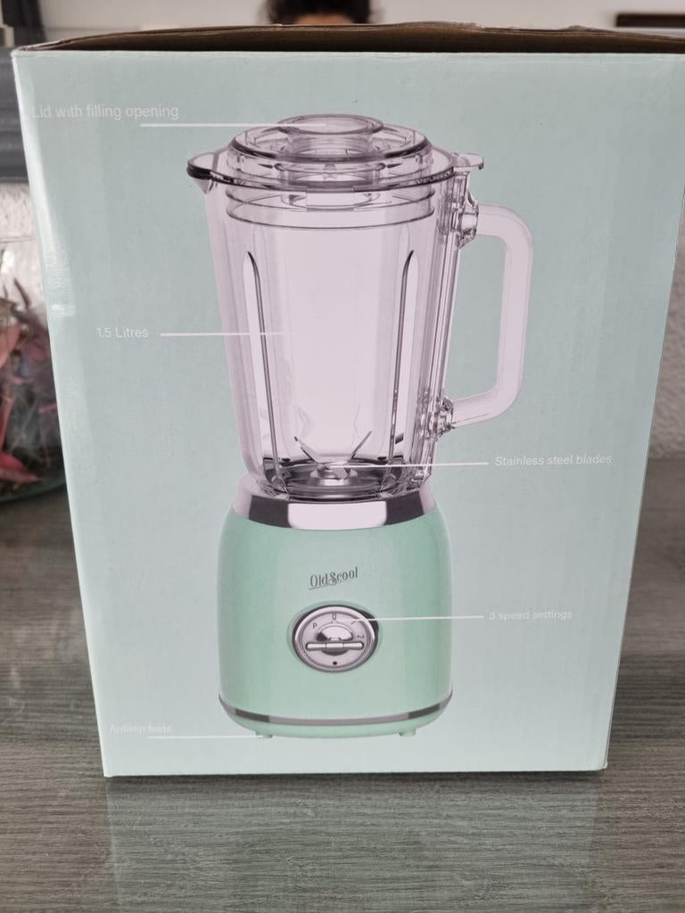 OldSool Blender Smoothiemaker - Retro Look, Witgoed en Apparatuur, Blenders, Ophalen of Verzenden, Nieuw, Blender
