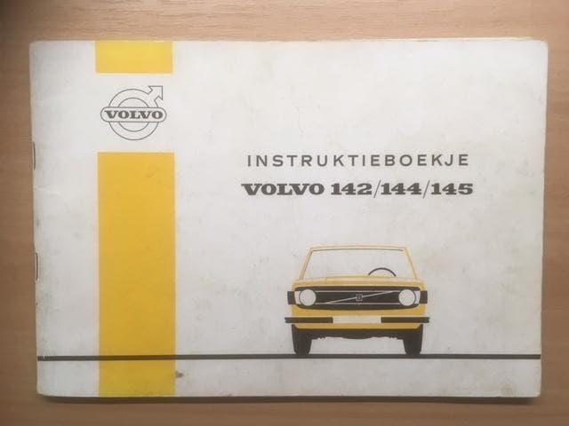 Handleiding/Instructieboekje    Volvo 142/144/145   1972  NL, Ophalen of Verzenden