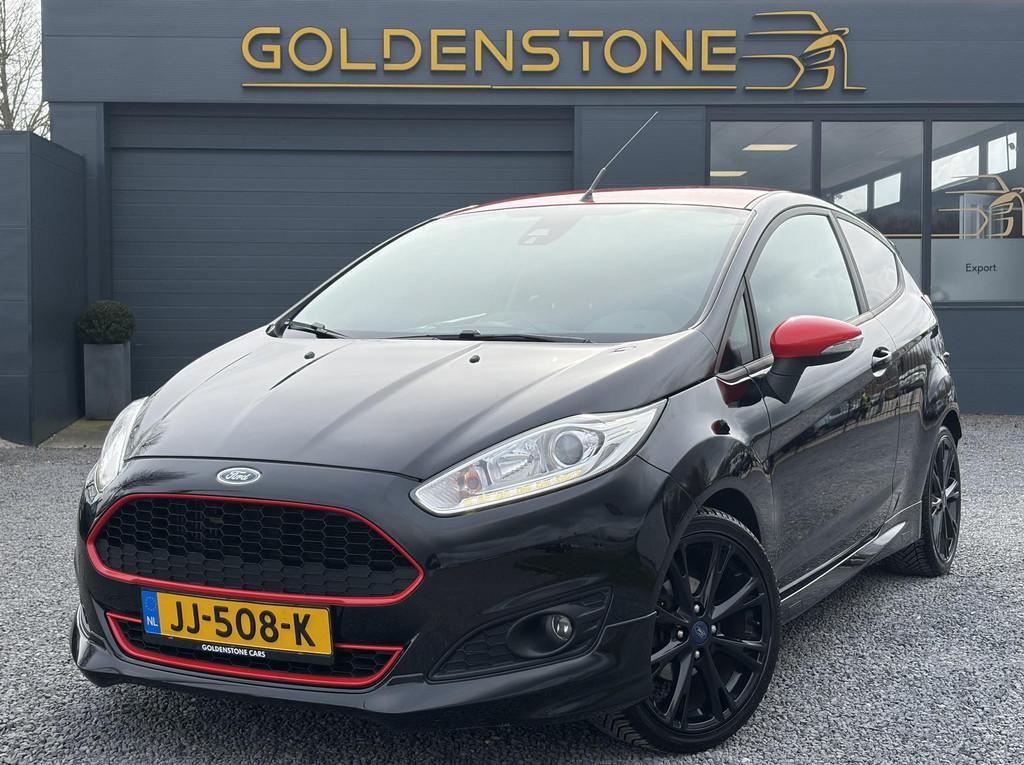 Ford Fiesta 1.0 EcoBoost Black Edition 141pk,Navi,Pdc,D-riem, Auto's, Ford, Bedrijf, Te koop, Fiësta, ABS, Airbags, Airconditioning