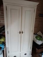 Witte kast 1.85m hoog met lades en planken, Gebruikt, Met deur(en), 150 tot 200 cm, 25 tot 50 cm
