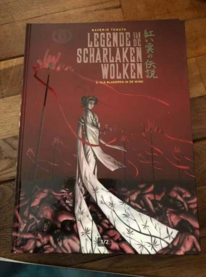 als bladeren in de wind legende van de scharlaken wolken hc, Boeken, Stripboeken, Eén stripboek, Ophalen of Verzenden, Zo goed als nieuw