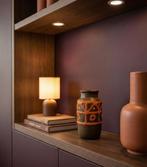 Vintage Scheurich vaas (HKliving stijl), Overige kleuren, Aardewerk of Porselein, Ophalen of Verzenden, Zo goed als nieuw